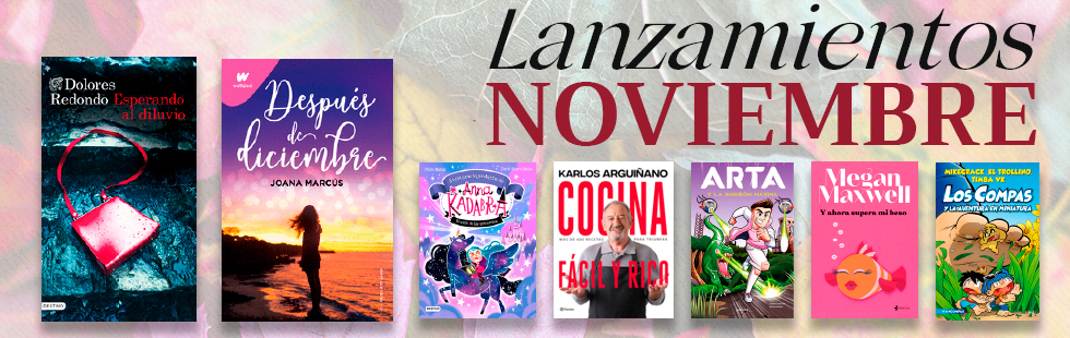 Foto libros lanzados en noviembre