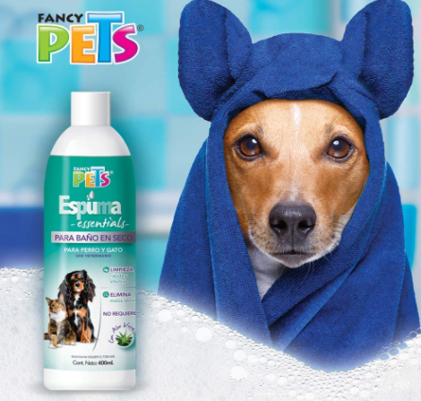 Imagen Fancy Pets Champú en seco para perros y gatos
